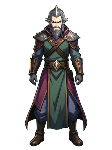 Alto Sacerdote del Culto — sprite pixel art 384×512