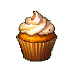 Cupcake — 256×256 pixel art sprite