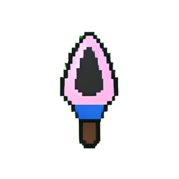 Plancha de pelo — sprite pixel art 256×256