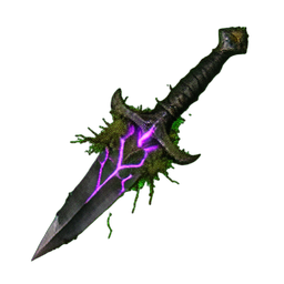 Cursed Blade (Atmospheric) - 256x256 pixel art sprite