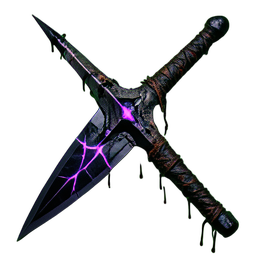 Verfluchte Klinge (Filmisch) — 256×256 Pixel-Art-Sprite