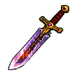 Cursed Blade - 256x256 pixel art sprite