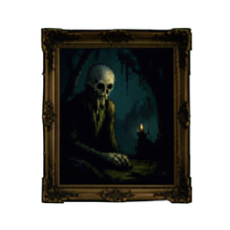 Pintura Amaldiçoada — sprite pixel art 256×256