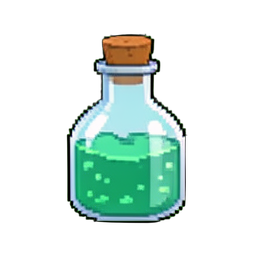 Lueur du crâne maudit — sprite pixel art 256×256