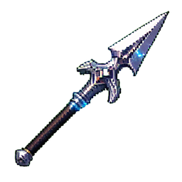 Verfluchte Speer — 256×256 Pixel-Art-Sprite