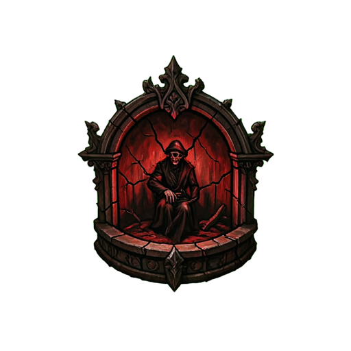 Cursed Well Reflections — 512×512 pixel art sprite