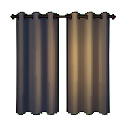 Paire de panneaux de rideau — sprite pixel art 256×256
