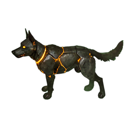 Cyber Hound (Atmospheric) - 256x256 pixel art sprite