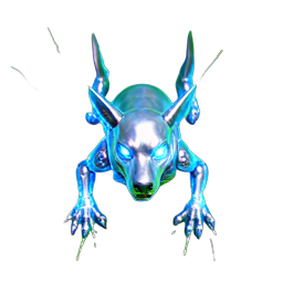 Cyber Hound (VFX) - 256x256 pixel art sprite