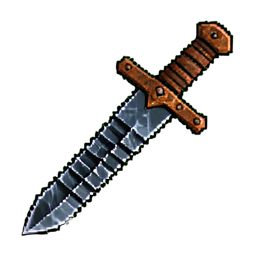 Dague (16-Bit) — sprite pixel art 256×256