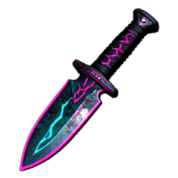 Dague (Cyberpunk) — sprite pixel art 256×256
