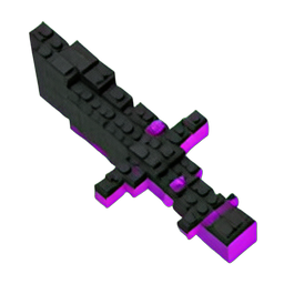 Dark Blade (Voxel) - 256x256 pixel art sprite