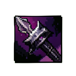 Dunkle Fluch-Skill-Icon — 256×256 Pixel-Art-Sprite