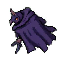 Dark Elf Rogue (16-Bit) - 256x256 pixel art sprite