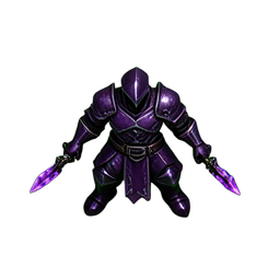 Dark Elf Rogue (HD-2D) - 256x256 pixel art sprite