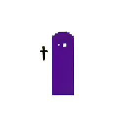 Dark Elf Rogue (Low-Res) - 256x256 pixel art sprite