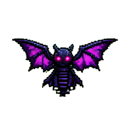 Dark Fairy (16-Bit) - 256x256 pixel art sprite