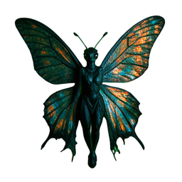 Dark Fairy (Cinematic) - 256x256 pixel art sprite