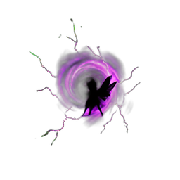 Dark Fairy (VFX) - 256x256 pixel art sprite