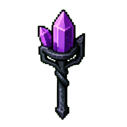 Dark Staff (16-Bit) - 256x256 pixel art sprite