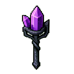 黑暗权杖 (16-Bit) — 256×256 像素游戏素材