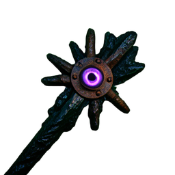 Dark Staff (Cinematic) - 256x256 pixel art sprite