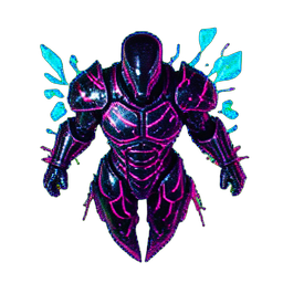 Dark Wraith (Cyberpunk) - 256x256 pixel art sprite