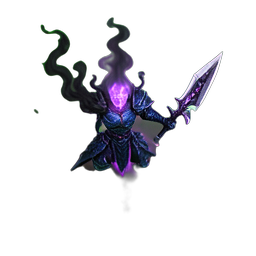 Dark Wraith (HD-2D) - 256x256 pixel art sprite