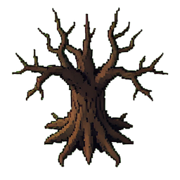 Dead Tree (16-Bit) - 256x256 pixel art sprite