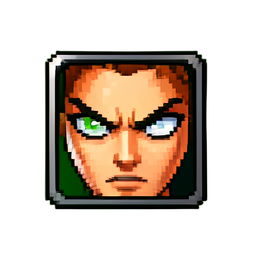 Icône de cécité de debuff — sprite pixel art 256×256