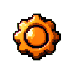 Icône de ralentissement de debuff — sprite pixel art 256×256