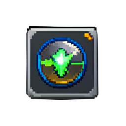 Debuff Schwäche-Symbol — 256×256 Pixel-Art-Sprite