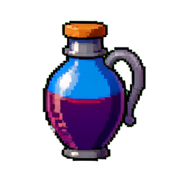 Defense Potion - 256x256 pixel art sprite