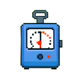 Desfibrilador — sprite pixel art 256×256