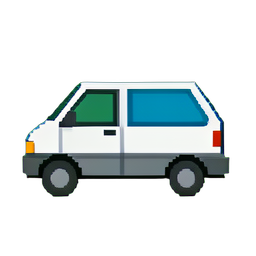 送货卡车 — 256×256 像素游戏素材