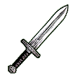 Teufelsverratsschwert — 256×256 Pixel-Art-Sprite