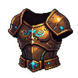 Dämonknochen-Rüstung — 256×256 Pixel-Art-Sprite