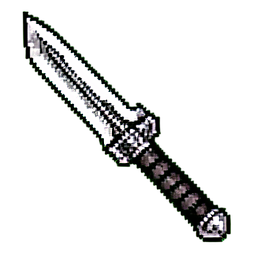 Dämonenschwert — 256×256 Pixel-Art-Sprite