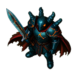 Demon Hunter (Cinematic) - 256x256 pixel art sprite