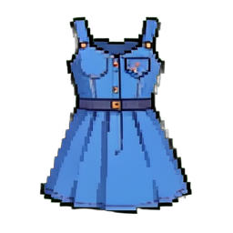 Denim Dress Summer — رسم بكسل 256×256
