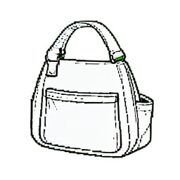 牛仔背带包 — 256×256 像素游戏素材