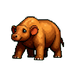 Tier des Wüstentier — 256×256 Pixel-Art-Sprite