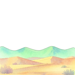 砂漠の砂丘広大 — 256×256 ピクセルアートスプライト