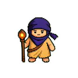 Desert Nomad (16-Bit) - 256x256 pixel art sprite
