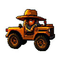 Desert Nomad - 256x256 pixel art sprite