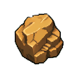Desert Rock (16-Bit) - 256x256 pixel art sprite