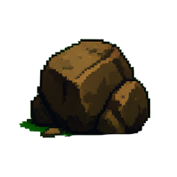 Wüstenfels — 256×256 Pixel-Art-Sprite