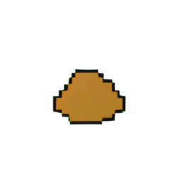 Desert Rock (Low-Res) - 256x256 pixel art sprite