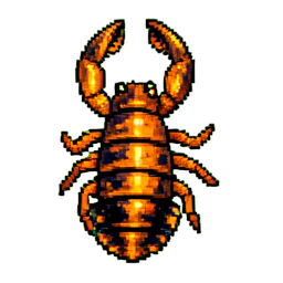 Desert Scorpion (16-Bit) - 256x256 pixel art sprite