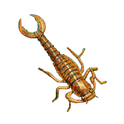 Desert Scorpion (Atmospheric) - 256x256 pixel art sprite